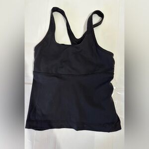 Lululemon Crossback Tank Top In Black, 6